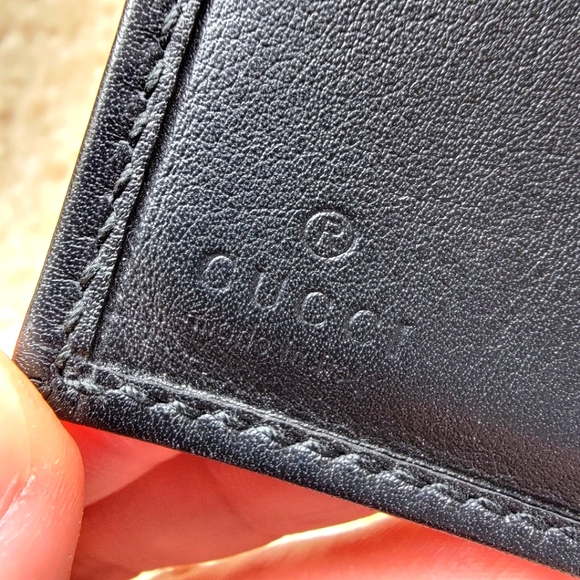 Authentic Gucci Firenze 1921 Black Leather Wallet - Picture 6 of 9